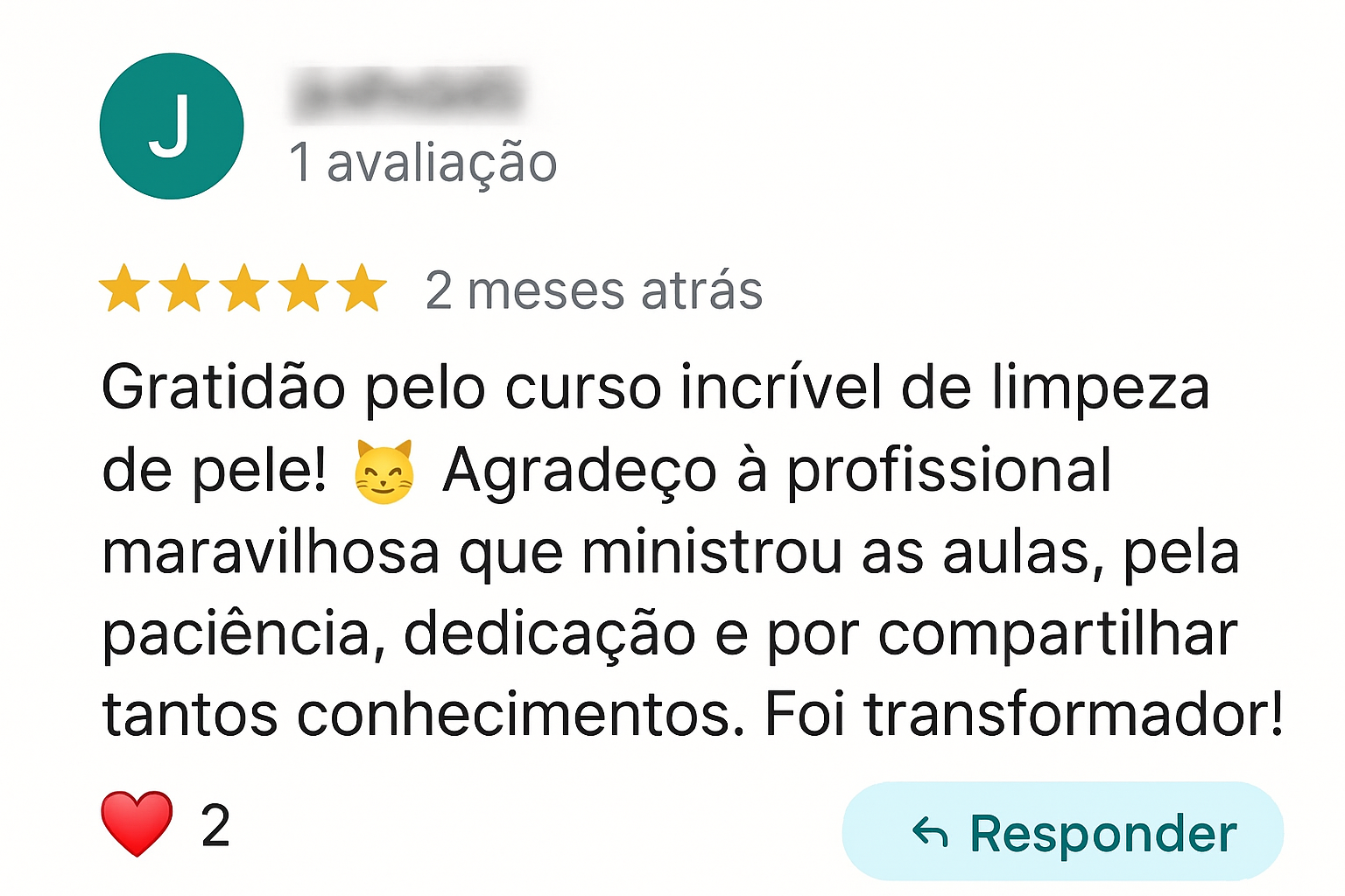 Depoimento de cliente